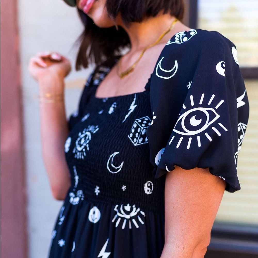 Dressed in LALA What’s Your Sign Dress - Medium - Picture 3 of 11